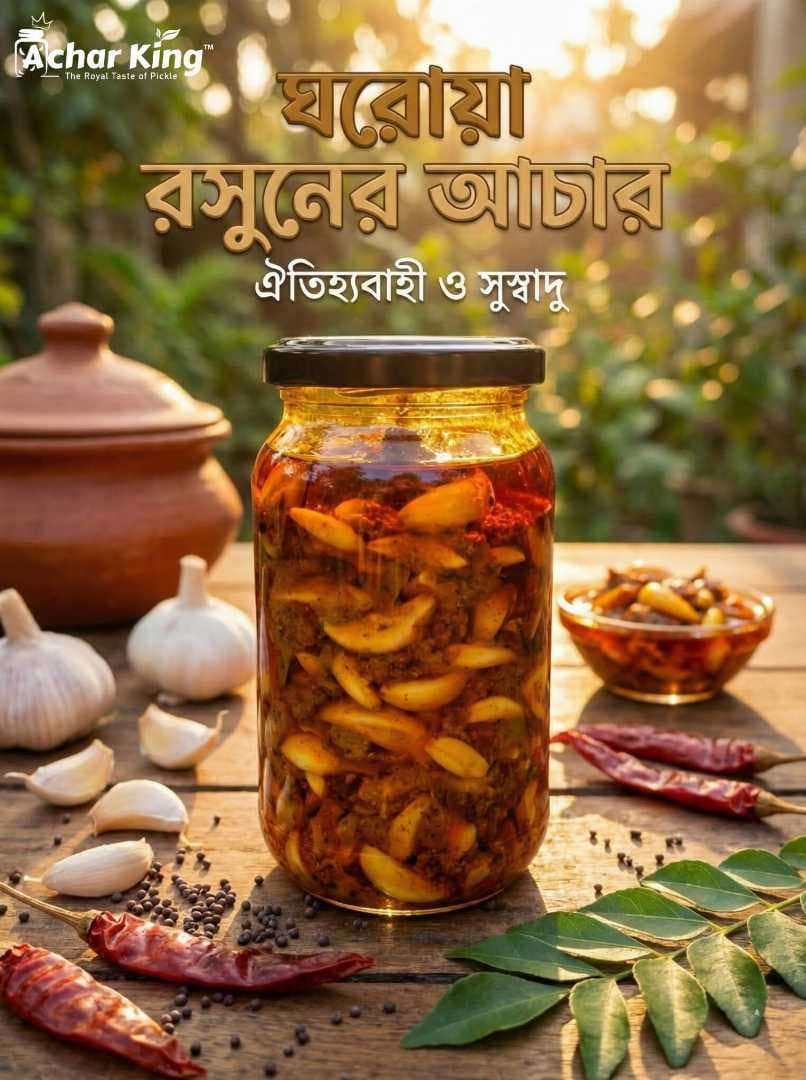 দেশি রসুনের আচার